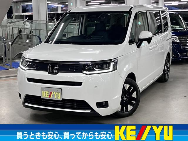 ステップワゴン(ホンダ) エアー　ターボ　ホンダセンシング　両側電動スライド　純正９インチナビ　ＥＴＣ２．０　バックカメラ　ＢＴオーディオ　フルセグＴＶ　ＣＤ・ＤＶＤ　パーキングセンサー　オートブレーキホールド　ＬＥＤライト　純正１６ＡＷ　スペアキー・記録簿有 中古車画像