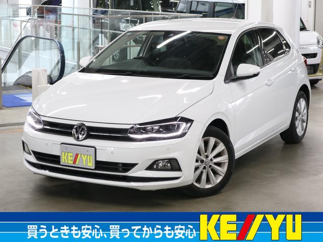ポロ(フォルクスワーゲン) ＴＳＩハイライン　セーフティＰＫＧ　テクノロジーＰＫＧ　パークアシスト　ＢＳＤ・ＲＣＴＡ　追従ＡＣＣ　アクティブインフォディスプレイ　ワイヤレス充電　ＤｉｓｃｏｖｅｒＰｒｏ　バックカメラ　ＢＴオーディオ　フルセグ　ＣＤ・ＤＶＤ　ＥＴＣ２．０　パドルシフト 中古車画像