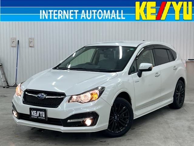 インプレッサスポーツハイブリッド(スバル) ハイブリッド２．０ｉ−Ｓアイサイト／４ＷＤ／　東京都仕入／前後ドラレコ／７インチナビ／フルセグ／ＭＳＶ／ＣＤ／ＤＶＤ／Ｂカメラ／ＥＴＣ／電動ハーフレザーシート／レーダークルーズ／オートライト／フォグ／リアスポイラー／１７インチアルミ／禁煙車 中古車画像