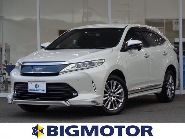 ハリアー トヨタ プレミアム ｔｒｄフルエアロ 社外７インチナビ フリップダウンモニター 衝突被害軽減システム アダプティブクルーズコントロール バックカメラ ｌｅｄヘッドランプ ハーフレザー メモリーナビ ｄｖｄ再生 ドラレコ 和歌山県 プレミアム ｔｒｄ