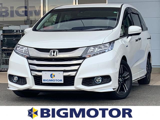 HVアブソルート・ホンダセンシングEXパッケ ・純正 7インチ メモリーナビ/フリップダウンモニター/シート ハーフレザー/車線逸脱防止支援システム/ヘッドランプ LED/ETC/EBD付ABS/横滑り防止装置/アイドリングストップ/TV 禁煙車(1枚目)
