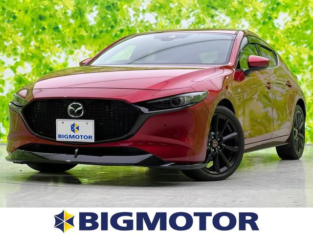 マツダ ＭＡＺＤＡ３ファストバック ４ＷＤ　Ｘ１００シュウネントクベツキネンシャ　ＢＯＳＥ／保証書／純正　ＳＤナビ／アイアクティブセンス（マツダ）／シートヒーター　前席／全方位モニター／車線逸脱防止支援システム／シート　フルレザー／パーキングアシスト　バックガイド　革シート　４ＷＤ