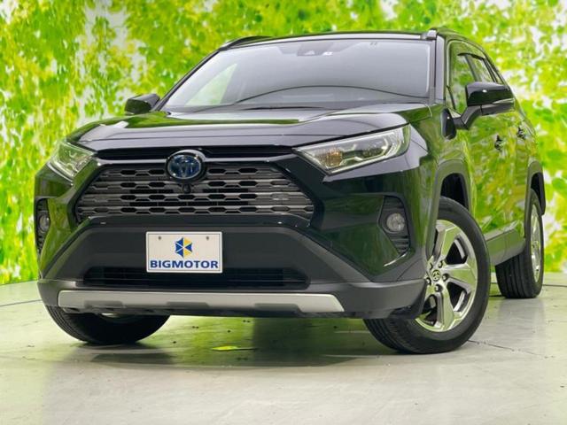 トヨタ ＲＡＶ４ ４ＷＤハイブリッドＧ　サンルーフ／保証書／ディスプレイオーディオ＋ナビ９インチ／デジタルインナーミラー／衝突安全装置／シートヒーター／車線逸脱防止支援システム／シート　合皮　衝突被害軽減システム　バックカメラ　電動シート