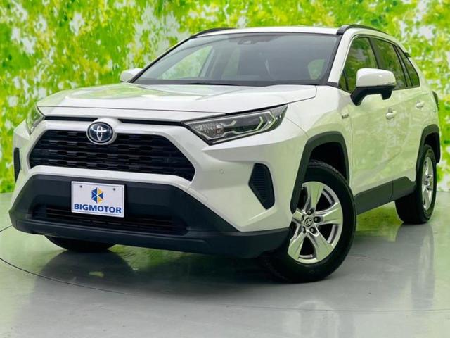 沖縄県の中古車ならＲＡＶ４ ハイブリッドＸ　保証書／社外　ＳＤナビ／トヨタセーフティセンス／車線逸脱防止支援システム／ヘッドランプ　ＬＥＤ／ＵＳＢジャック／Ｂｌｕｅｔｏｏｔｈ接続／ＥＴＣ／ＥＢＤ付ＡＢＳ／横滑り防止装置／アイドリングストップ