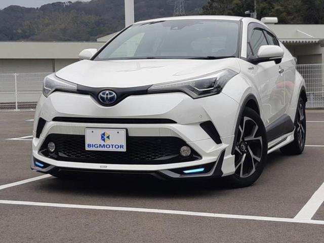 トヨタ Ｃ－ＨＲ Ｇ　ＬＥＤエディション　保証書／純正　９インチ　ＳＤナビ／トヨタセーフティセンス／シートヒーター　前席／車線逸脱防止支援システム／シート　ハーフレザー／パーキングアシスト　バックガイド／ヘッドランプ　ＬＥＤ　ＤＶＤ再生