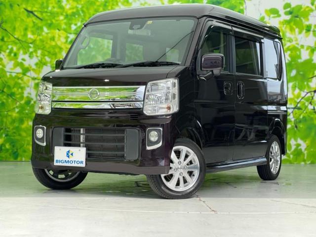 日産 ＮＶ１００クリッパーリオ Ｅ　保証書／純正　ＳＤナビ／衝突安全装置／電動スライドドア／ヘッドランプ　ＨＩＤ／Ｂｌｕｅｔｏｏｔｈ接続／ＥＢＤ付ＡＢＳ／横滑り防止装置／バックモニター／ワンセグＴＶ／ＤＶＤ／エアバッグ　運転席　記録簿