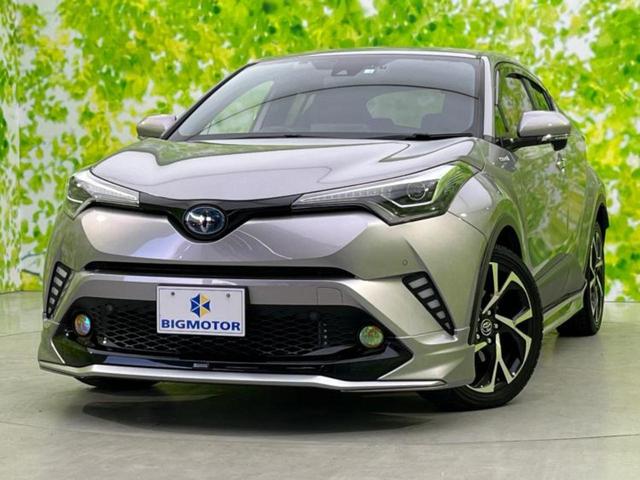 トヨタ Ｃ－ＨＲ Ｇ　ＬＥＤエディション　純正エアロ／保証書／純正　９インチ　ＳＤナビ／衝突安全装置／シートヒーター　前席／車線逸脱防止支援システム／シート　ハーフレザー／パーキングアシスト　バックガイド／ドライブレコーダー　純正　フルエアロ