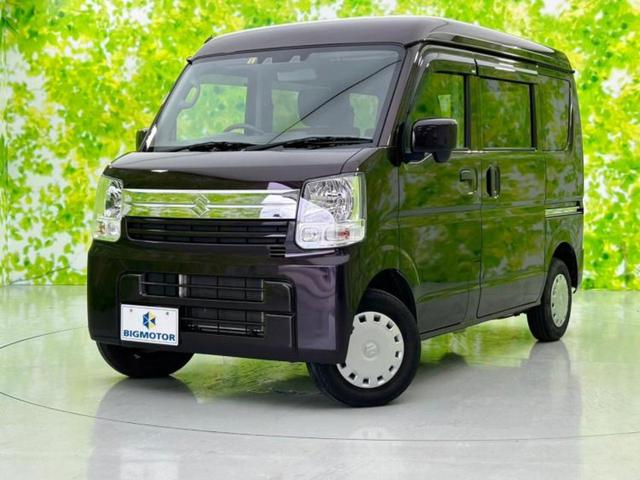 沖縄県の中古車ならエブリイ ジョイン　保証書／デュアルカメラブレーキサポート（スズキ）／車線逸脱防止支援システム／ＵＳＢジャック／Ｂｌｕｅｔｏｏｔｈ接続／ＥＢＤ付ＡＢＳ／横滑り防止装置／禁煙車／エアバッグ　運転席　レーンアシスト　記録簿