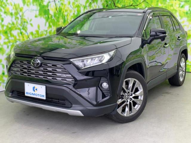 ＲＡＶ４(トヨタ) ４ＷＤ　Ｇ　Ｚパッケージ　保証書／社外　９インチ　ＳＤナビ／デジタルインナーミラー／衝突安全装置／シートヒーター／車線逸脱防止支援システム／シート　合皮／パーキングアシスト 中古車画像