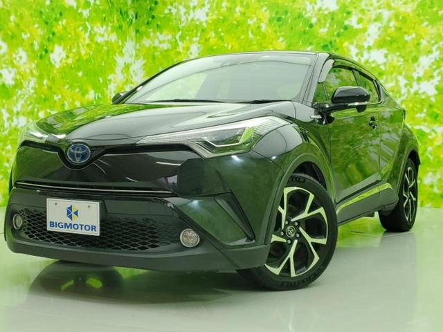 トヨタ Ｃ－ＨＲ Ｇ　純正　ＳＤナビ／衝突安全装置／シートヒーター／車線逸脱防止支援システム／シート　ハーフレザー／パーキングアシスト　バックガイド／ヘッドランプ　ＬＥＤ／Ｂｌｕｅｔｏｏｔｈ接続／ＥＴＣ２．０　バックカメラ