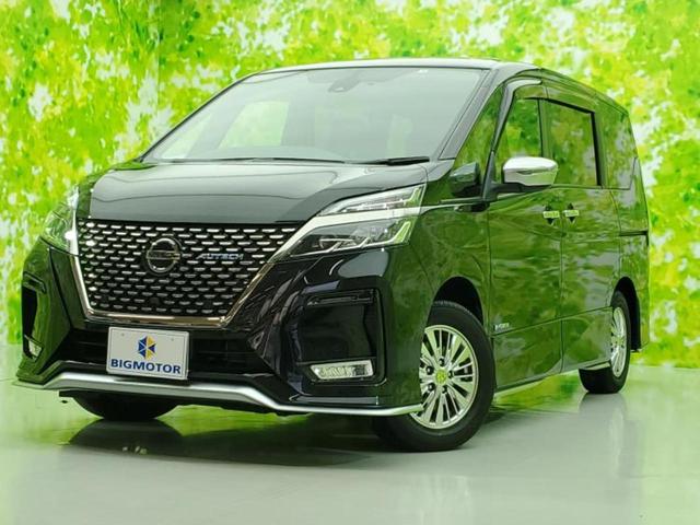 日産 セレナ ｅパワーオーテック　保証書／純正　１０インチ　ＳＤナビ／フリップダウンモニター／衝突安全装置／両側電動スライドドア／シートヒーター　前席／車線逸脱防止支援システム／シート　合皮／パーキングアシスト　バックガイド　ＥＴＣ