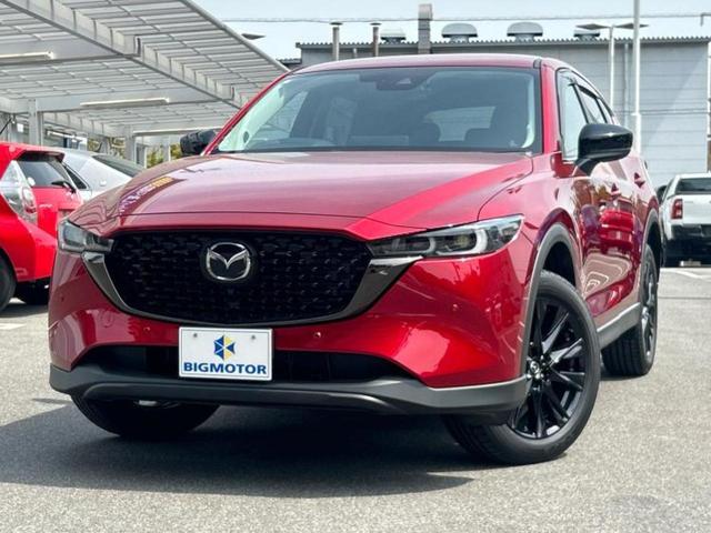 CX-5（マツダ）２０Ｓブラックトーンエディション　保証書／純正　ＳＤナビ／衝突安全装置／シートヒーター／全方位モニター／車線逸脱防止支援システム／シート　合皮／パーキングアシスト　バックガイド／電動バックドア／ドライブレコーダー　前後　全周囲カメラ 中古車画像