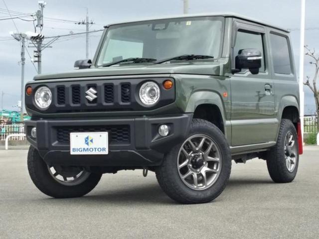 ジムニー ４ＷＤ　ＸＣ　保証書／社外　ＳＤナビ／シートヒーター／車線逸脱防止支援システム／ドライブレコーダー　前後／ヘッドランプ　ＬＥＤ／Ｂｌｕｅｔｏｏｔｈ接続／ＥＴＣ／ＡＢＳ／横滑り防止装置／クルーズコントロール　４ＷＤ（1枚目）