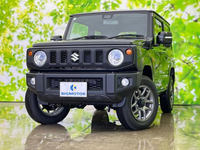 スズキ ジムニー ４ＷＤ　ＸＣ　保証書／セーフティサポート（スズキ）／シートヒーター　前席／車線逸脱防止支援システム／ヘッドランプ　ＬＥＤ／ＡＢＳ／横滑り防止装置／禁煙車／エアバッグ　運転席／エアバッグ　助手席　衝突被害軽減システム