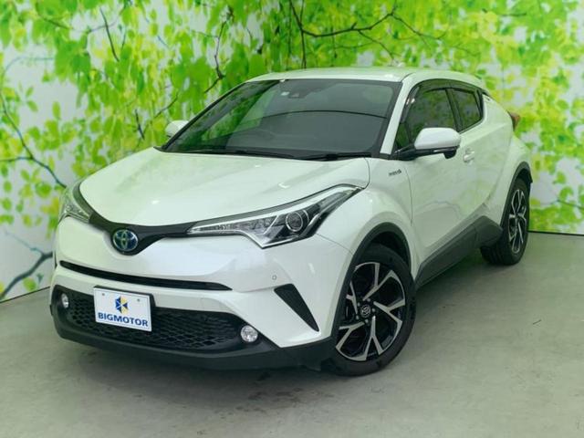 トヨタ Ｃ－ＨＲ Ｇ　保証書／社外　７インチ　ＳＤナビ／トヨタセーフティセンス／シートヒーター　前席／車線逸脱防止支援システム／シート　ハーフレザー／パーキングアシスト　バックガイド／ヘッドランプ　ＬＥＤ　バックカメラ