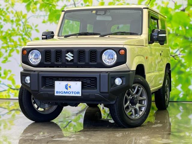 スズキ ジムニー ４ＷＤ　ＸＣ　保証書／純正　８インチ　ＳＤナビ／シートヒーター／車線逸脱防止支援システム／ヘッドランプ　ＬＥＤ／Ｂｌｕｅｔｏｏｔｈ接続／ＥＴＣ／ＡＢＳ／横滑り防止装置／セーフティサポート（スズキ）　バックカメラ