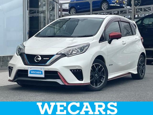 ｅパワーニスモ　新品タイヤ／保証書／純正　ＳＤナビ／衝突安全装置／車線逸脱防止支援システム／ヘッドランプ　ＬＥＤ／ＥＴＣ／ＥＢＤ付ＡＢＳ／横滑り防止装置／アイドリングストップ／フルセグＴＶ／エアバッグ　運転席　記録簿