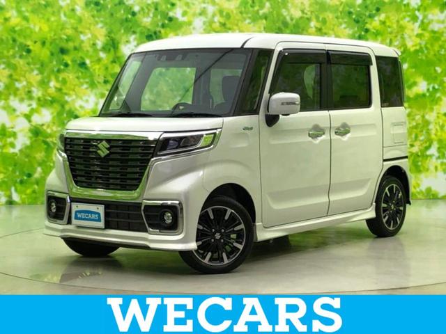 ４ＷＤハイブリッドＸＳターボ　新品タイヤ／エアロ／保証書／純正　８インチ　ＳＤナビ／両側電動スライドドア／シートヒーター／全方位モニター用カメラ／車線逸脱防止支援システム／ドライブレコーダー　前後／ヘッドランプ　ＬＥＤ　フルエアロ