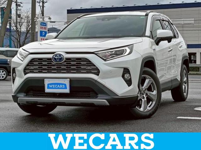 ＲＡＶ４(トヨタ) ４ＷＤハイブリッドＧ　新品タイヤ／純正　９インチ　ＳＤナビ／トヨタセーフティセンス／シートヒーター　前席／車線逸脱防止支援システム／シート　合皮／電動バックドア／ドライブレコーダー　純正／ヘッドランプ 中古車画像