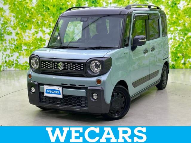 スペーシアギア(スズキ) ４ＷＤハイブリッドＸＺターボ　新品タイヤ／保証書／純正　８インチ　ＳＤナビ／衝突安全装置／両側電動スライドドア／シートヒーター／車線逸脱防止支援システム／パーキングアシスト　バックガイド／ヘッドランプ　ＬＥＤ／ＥＴＣ　ワンオーナー 中古車画像