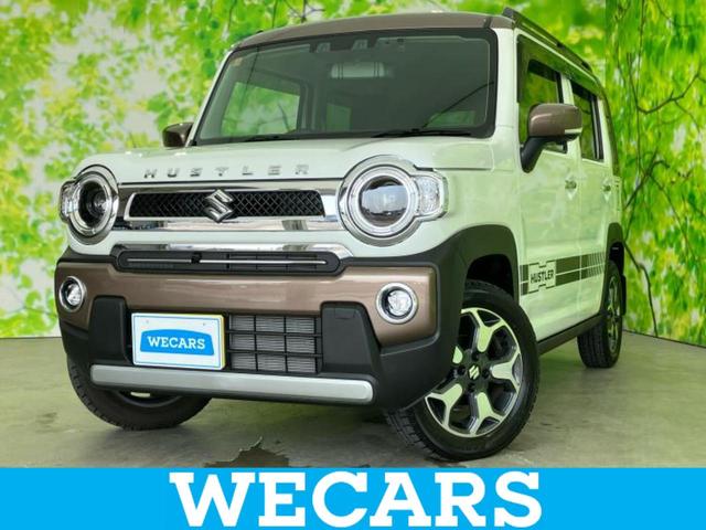 ハスラー ４ＷＤ　Ｊスタイル２ターボ　新品タイヤ／純正　９インチ　ＳＤナビ／セーフティサポート（スズキ）／シートヒーター　前席／全方位モニター用カメラ／車線逸脱防止支援システム／ヘッドランプ　ＬＥＤ／ＵＳＢジャック　ターボ　全周囲カメラ（1枚目）