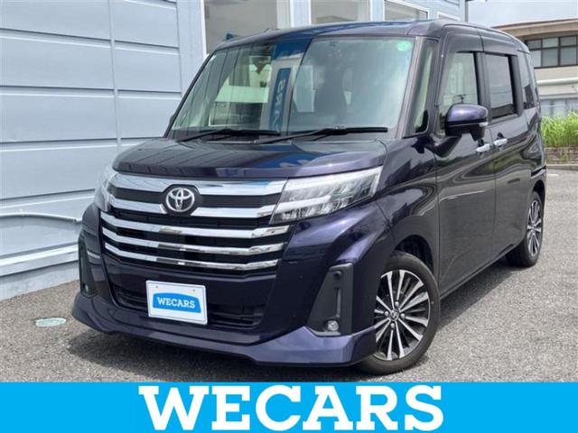 沖縄県の中古車ならルーミー カスタムＧ－Ｔ　保証書／社外　８インチ　ＳＤナビ／衝突安全装置／両側電動スライドドア／車線逸脱防止支援システム／パーキングアシスト　バックガイド／ヘッドランプ　ＬＥＤ／ＥＴＣ／ＥＢＤ付ＡＢＳ　衝突被害軽減システム