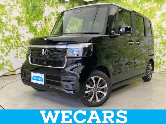 Ｎ－ＢＯＸカスタム ヒョウジュン　保証書／純正　８インチ　ナビ／ホンダセンシング／電動スライドドア／シートヒーター　前席／車線逸脱防止支援システム／パーキングアシスト　バックガイド／届出済未使用車／ヘッドランプ　ＬＥＤ　禁煙車（1枚目）