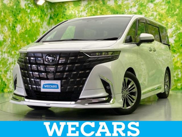 沖縄県の中古車ならアルファード Ｚ　サンルーフ／純正エアロ／保証書／ディスプレイオーディオ＋ナビ／フリップダウンモニター／デジタルインナーミラー／衝突安全装置／両側電動スライドドア／シートヒーター／全方位モニター　衝突被害軽減システム