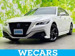 クラウンハイブリッド RSリミテッド 保証書/純正 SDナビ/衝突安全装置/シートヒーター/車線逸脱防止支援システム/シート フルレザー/ヘッドランプ LED/USBジャック/Bluetooth接続/ETC/EBD付ABS 革シート 中古車画像