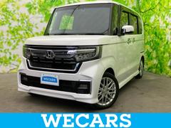 N-BOXカスタム L・ターボ 新品タイヤ/純正 8インチ SDナビ/ホンダセンシング/両側電動スライドドア/シートヒーター 前席/車線逸脱防止支援システム/シート ハーフレザー/パーキングアシスト バックガイド ターボ 禁煙車 中古車画像