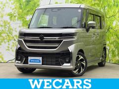 スペーシアカスタム ハイブリッドXSターボ 純正 9インチ メモリーナビ/セーフティサポート(スズキ)/両側電動スライドドア/シートヒーター 前席/全方位モニター/車線逸脱防止支援システム/シート ハーフレザー/ヘッドランプ LED ターボ 中古車画像