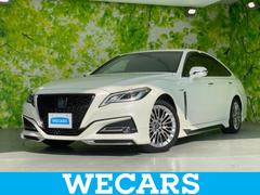 クラウンハイブリッド Sエレガンススタイル 新品タイヤ/純正エアロ/保証書/純正 8インチ SDナビ/トヨタセーフティセンス/シートヒーター 前席/車線逸脱防止支援システム/シート ハーフレザー/ドライブレコーダー 前後 衝突被害軽減システム 中古車画像