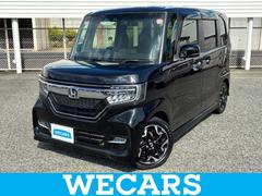 N-BOXカスタム G・Lターボホンダセンシング 新品タイヤ/保証書/純正 SDナビ/衝突安全装置/両側電動スライドドア/シートヒーター 前席/車線逸脱防止支援システム/ドライブレコーダー 前後/ヘッドランプ LED/USBジャック ターボ 禁煙車 中古車画像