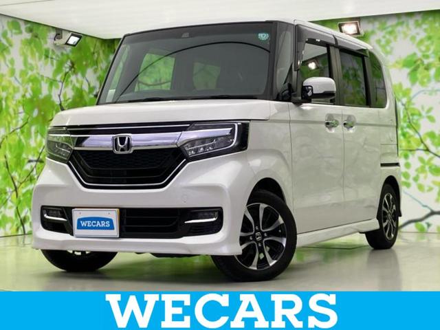 N−BOXカスタム(ホンダ) G・Lホンダセンシング 保証書/Aftermarket SDナビ/衝突安全装置/電動スライドドア/車線逸脱防止支援システム/ヘッドランプ LED/Bluetooth接続/ETC/EBD付ABS/横滑り防止装置/アイドリングストップ DVD再生 中古車画像