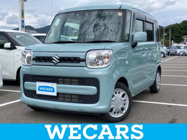 スペーシア(スズキ) ハイブリッドＧ　新品タイヤ／保証書／セーフティサポート（スズキ）／車線逸脱防止支援システム／ＥＢＤ付ＡＢＳ／横滑り防止装置／アイドリングストップ／エアバッグ　サイド／衝突安全ボディ／エンジンスタートボタン 中古車画像