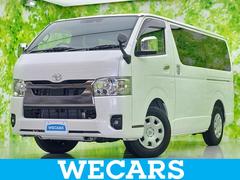 ハイエースバン ロングスーパーGLダークプライムS 保証書/デジタルインナーミラー/トヨタセーフティセンス/両側電動スライドドア/車線逸脱防止支援システム/シート ハーフレザー/ヘッドランプ LED/ETC/横滑り防止装置/パワーウインドウ 中古車画像