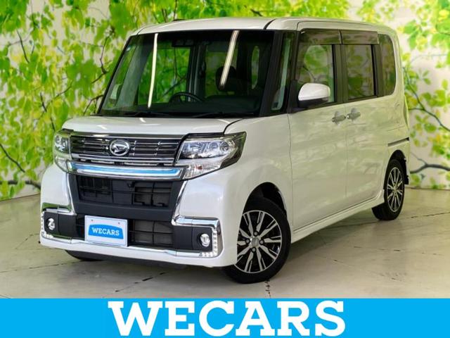 タント(ダイハツ) カスタムXトップエディションVS SA3 保証書/純正 8インチ SDナビ/衝突安全装置/両側電動スライドドア/シートヒーター 運転席/全方位モニター/車線逸脱防止支援システム/シート ハーフレザー/ヘッドランプ LED 衝突被害軽減システム 中古車画像