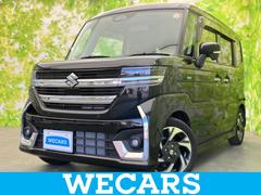 スペーシアカスタム ハイブリッドXS 新品タイヤ/純正 9インチ メモリーナビ/セーフティサポート(スズキ)/両側電動スライドドア/シートヒーター 前席/全方位モニター/車線逸脱防止支援システム/ヘッドランプ LED/USBジャック 中古車画像