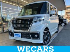 スペーシアカスタム ハイブリッドXS 保証書/純正 SDナビ/シートヒーター/全方位モニター用カメラ/車線逸脱防止支援システム/ヘッドランプ LED/Bluetooth接続/ETC/EBD付ABS/横滑り防止装置/アイドリングストップ 中古車画像