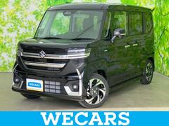 スペーシアカスタム ハイブリッドXS 保証書/レーダーブレーキサポート(スズキ)/両側電動スライドドア/シートヒーター 前席/車線逸脱防止支援システム/シート ハーフレザー/登録済未使用車/ヘッドランプ LED 登録/届出済未使用車 中古車画像