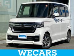 N-BOXカスタム L 新品タイヤ/保証書/純正 8インチ SDナビ/衝突安全装置/両側電動スライドドア/シートヒーター/車線逸脱防止支援システム/ドライブレコーダー 純正/ヘッドランプ LED/Bluetooth接続 中古車画像