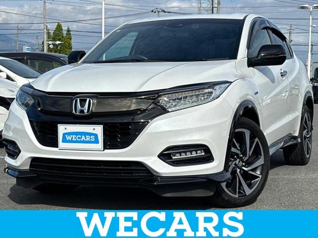 VEZEL(ヴェゼル)（ホンダ）ハイブリッドＲＳ・ホンダセンシング　新品タイヤ／純正　８インチ　ＳＤナビ／ホンダセンシング／シートヒーター　前席／車線逸脱防止支援システム／シート　ハーフレザー／ドライブレコーダー　３６０°／ヘッドランプ　ＬＥＤ　衝突被害軽減システム 中古車画像