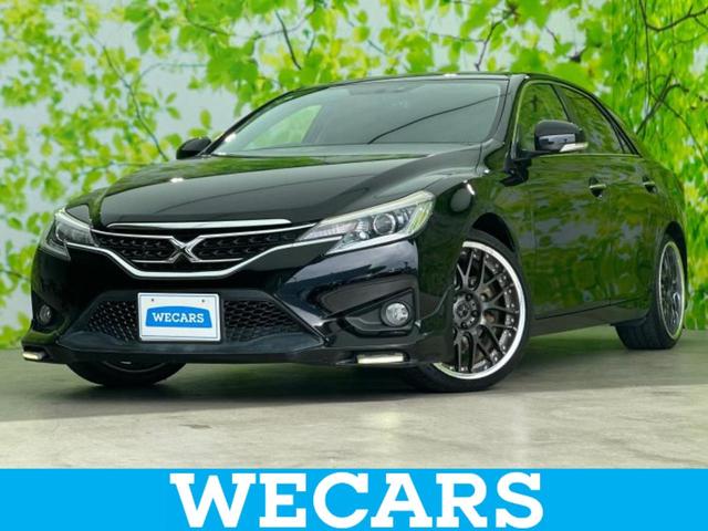 マークＸ(トヨタ) ２５０Ｇ　Ｓパッケージ・イエローレーベル　新品タイヤ／サンルーフ／保証書／Aftermarket　８インチ　ＳＤナビ／シート　ハーフレザー／ドライブレコーダー　前後／ヘッドランプ　ＬＥＤ／Ｂｌｕｅｔｏｏｔｈ接続／ＥＴＣ／ＥＢＤ付ＡＢＳ／横滑り防止装置　ドラレコ 中古車画像