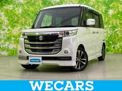 スペーシアカスタムZ Zターボ 新品タイヤ/保証書/純正 SDナビ/衝突安全装置/両側電動スライドドア/シートヒーター 運転席/全方位モニター用カメラ/車線逸脱防止支援システム/パーキングアシスト バックガイド 衝突被害軽減システム 中古車画像