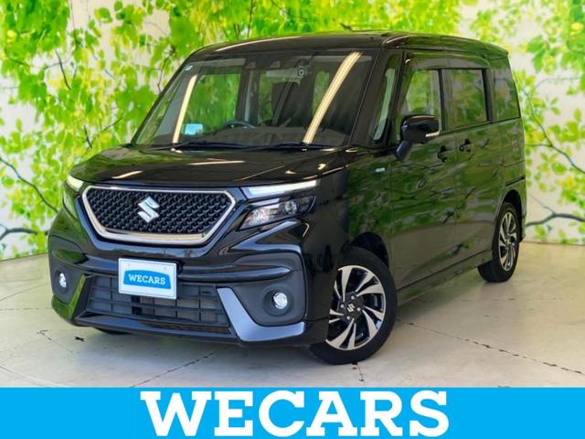 ソリオバンディット(スズキ) バンディットハイブリッドＭＶ　保証書／ディスプレイオーディオ＋ナビ８インチ／衝突安全装置／両側電動スライドドア／シートヒーター／全方位モニター／車線逸脱防止支援システム／ドライブレコーダー　前後／ヘッドランプ　ＬＥＤ　全周囲カメラ 中古車画像