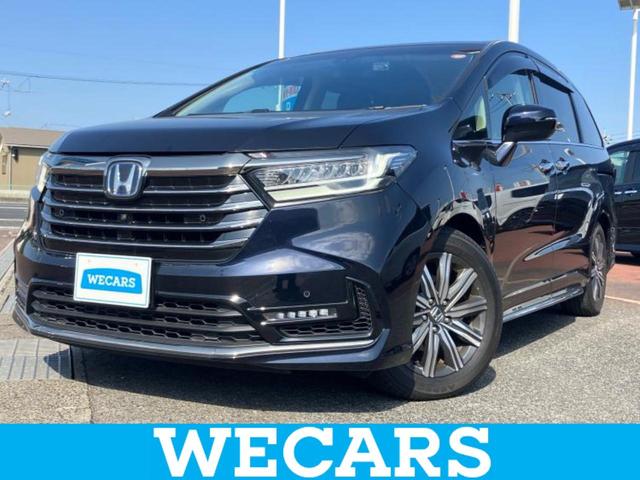 オデッセイハイブリッド(ホンダ) ｅＨＥＶアブソルート　新品タイヤ／保証書／純正　１０インチ　ＳＤナビ／衝突安全装置／両側電動スライドドア／マルチビューカメラシステム／車線逸脱防止支援システム／シート　ハーフレザー　衝突被害軽減システム　ＬＥＤヘッドランプ 中古車画像