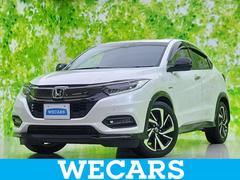 ヴェゼル ハイブリッドRS・ホンダセンシング 純正 8インチ SDナビ/ホンダセンシング/シートヒーター 前席/車線逸脱防止支援システム/シート ハーフレザー/ドライブレコーダー 純正/ヘッドランプ LED/USBジャック 衝突被害軽減システム 中古車画像