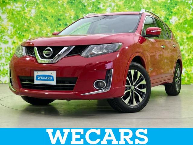 エクストレイル（日産）４ＷＤモードプレミアエマブレパッケージ　純正　ＳＤナビ／エマージェンシーブレーキ／シートヒーター／アラウンドビューモニター／車線逸脱防止支援システム／シート　フルレザー／パーキングアシスト　バックガイド／ドライブレコーダー　純正　革シート 中古車画像