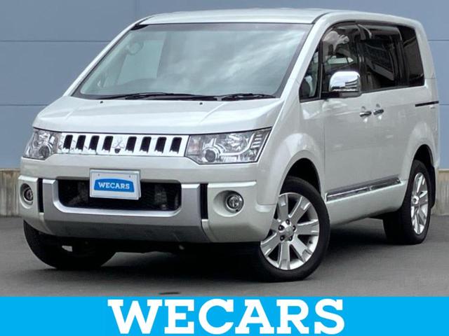 デリカＤ：５(三菱) ４ＷＤ　Ｄプレミアム　ロックフォード／保証書／純正　ＳＤナビ／両側電動スライドドア／シートヒーター　前席／電動バックドア／ヘッドランプ　ＨＩＤ／ＥＴＣ／ＥＢＤ付ＡＢＳ／横滑り防止装置／バックモニター／フルセグＴＶ　４ＷＤ 中古車画像