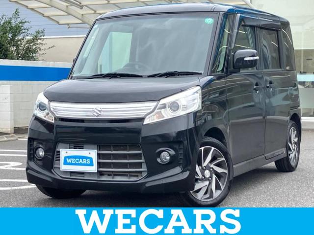 スペーシアカスタム TS 社外 SDナビ/両側電動スライドドア/ヘッドランプ HID/Bluetooth接続/ETC/ABS/横滑り防止装置/アイドリングストップ/バックモニター/フルセグTV/エアバッグ 運転席 バックカメラ(1枚目)